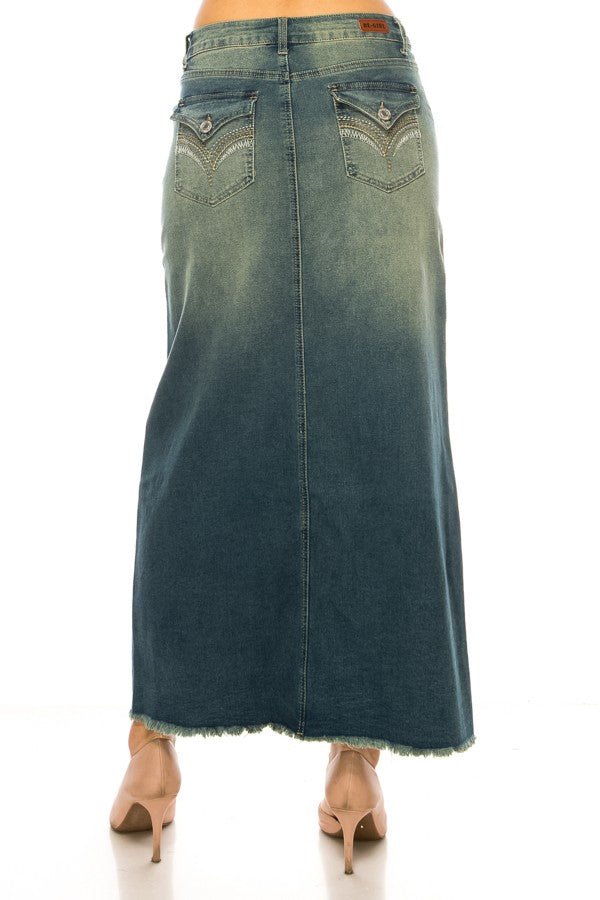 Honey Jean Skirt