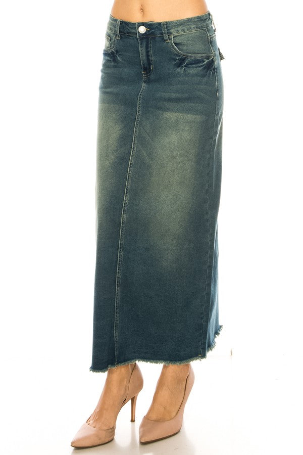 Honey Jean Skirt