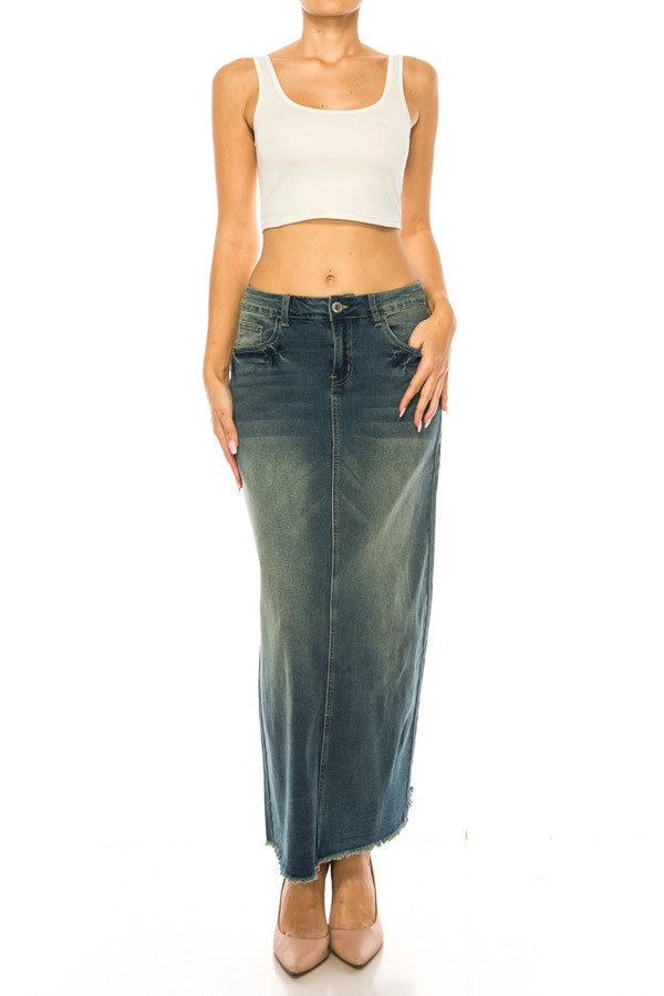 Honey Jean Skirt