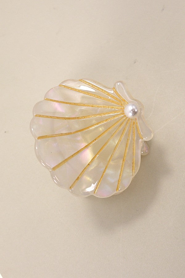Seashell Hair Claw Clip