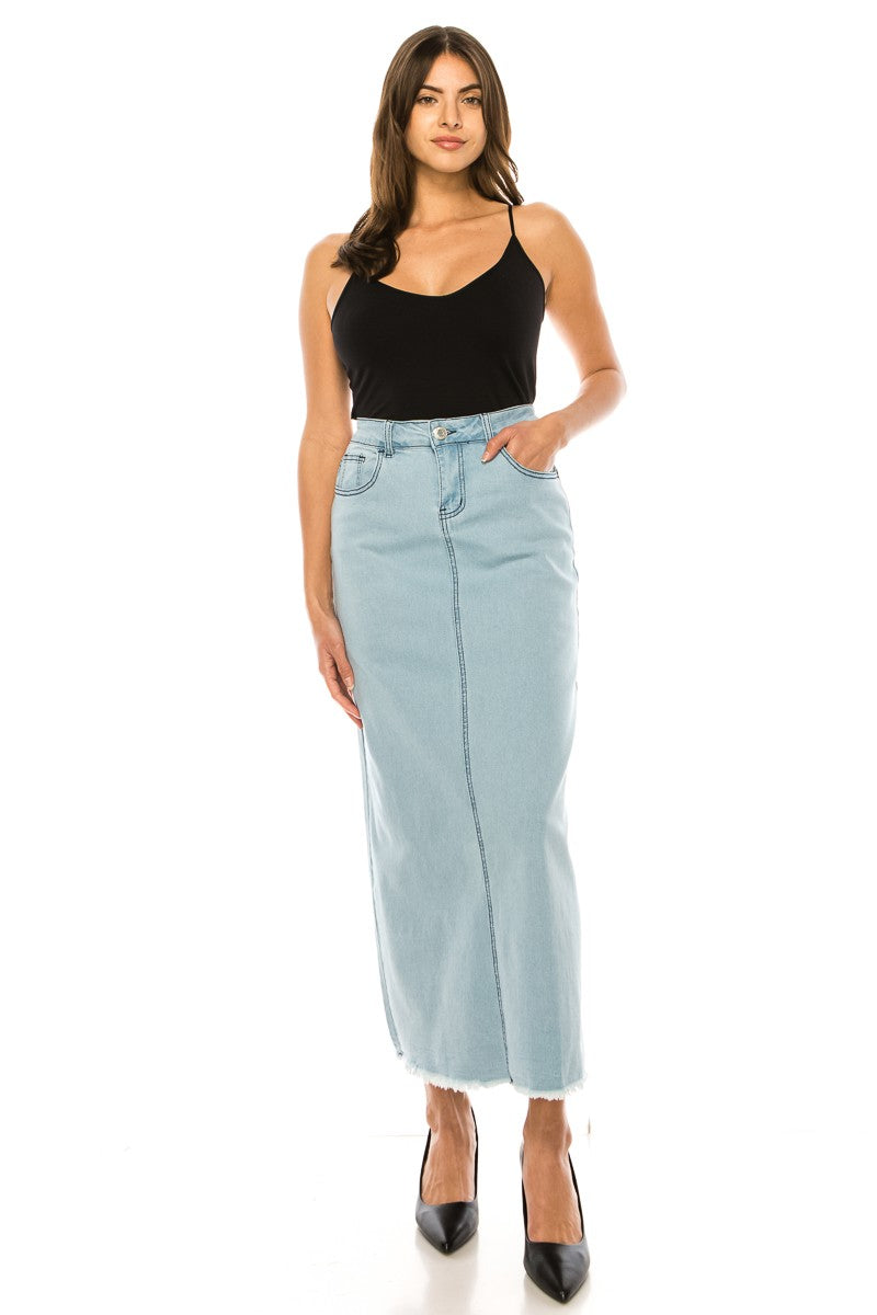 Leigh Jean Skirt