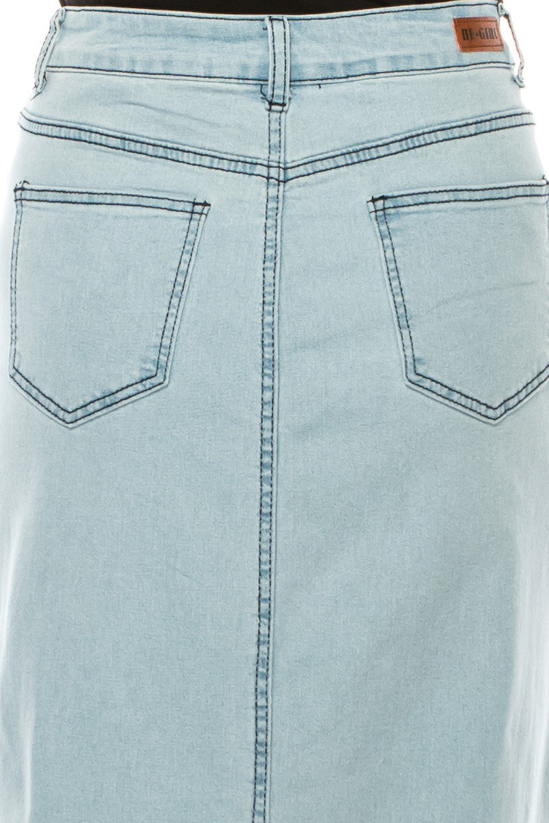Leigh Jean Skirt