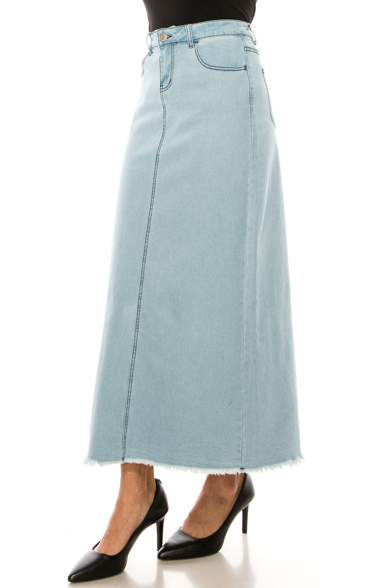 Leigh Jean Skirt