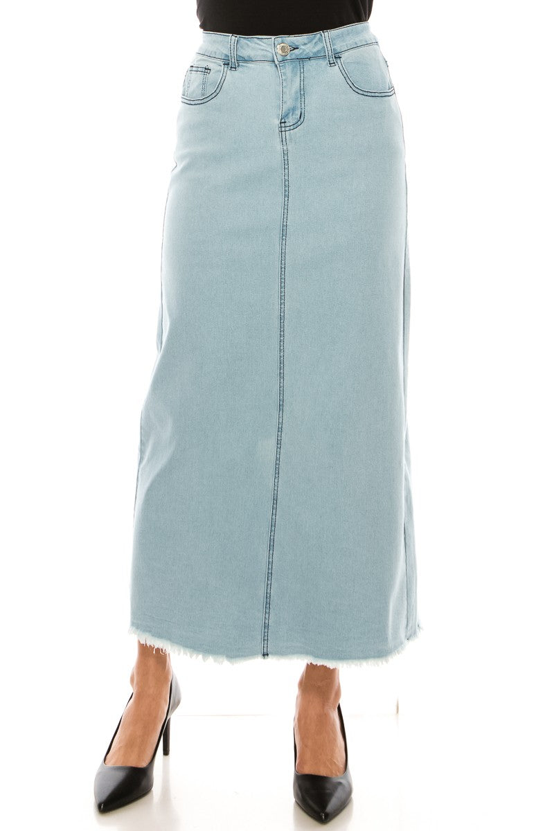 Leigh Jean Skirt