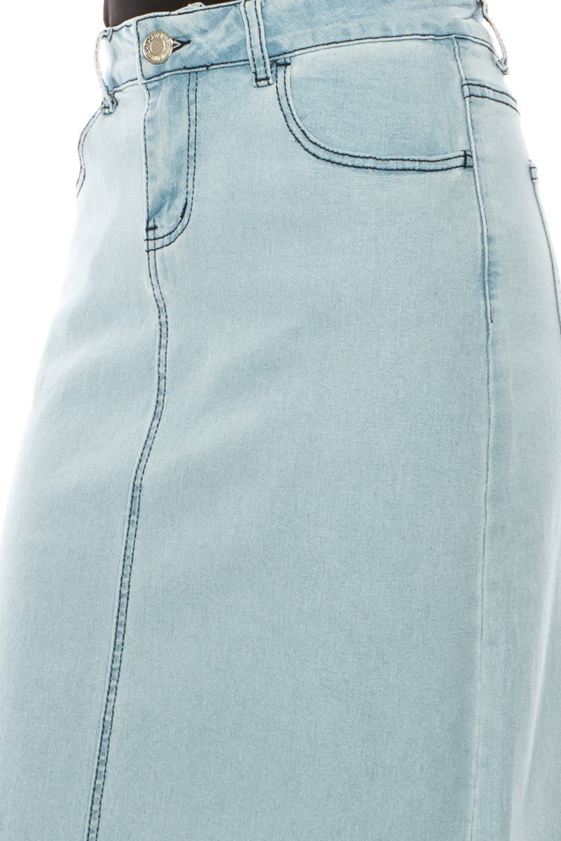 Leigh Jean Skirt