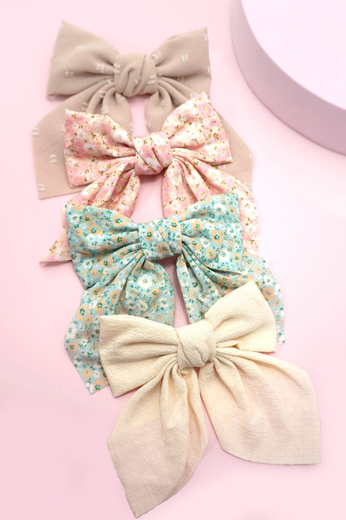 Bow Ribbon Hair Clips