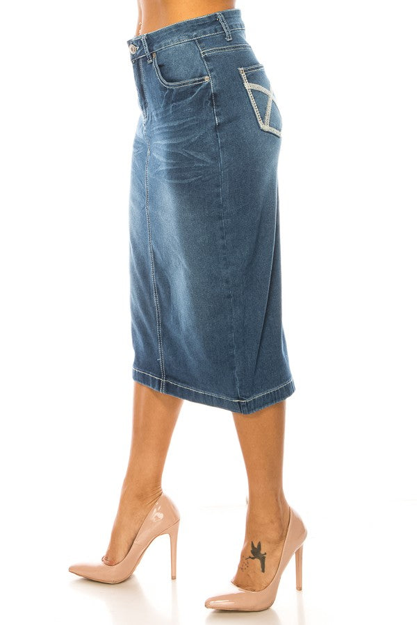 Jazzlynn Jean Skirt
