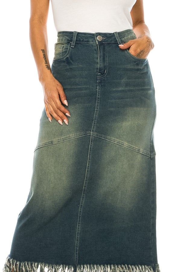 Charlotte Jean Skirt- Vintage Wash