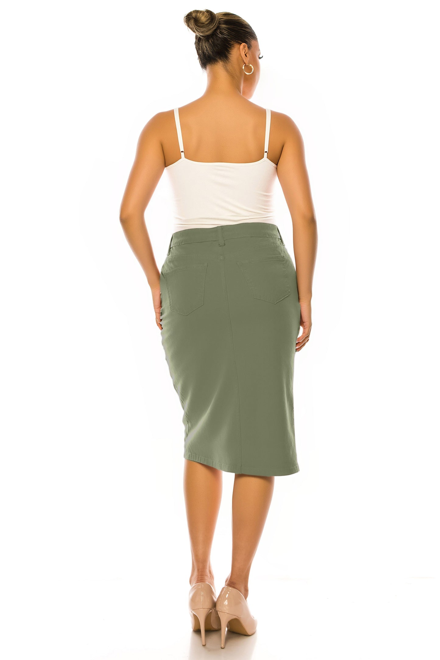 Janet Jean Skirt- Green