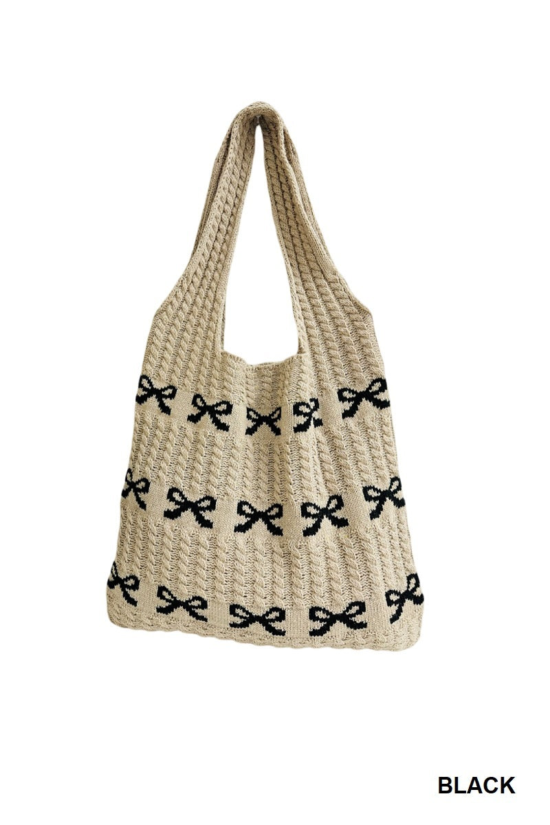 Ribbon Bow Tote Bag