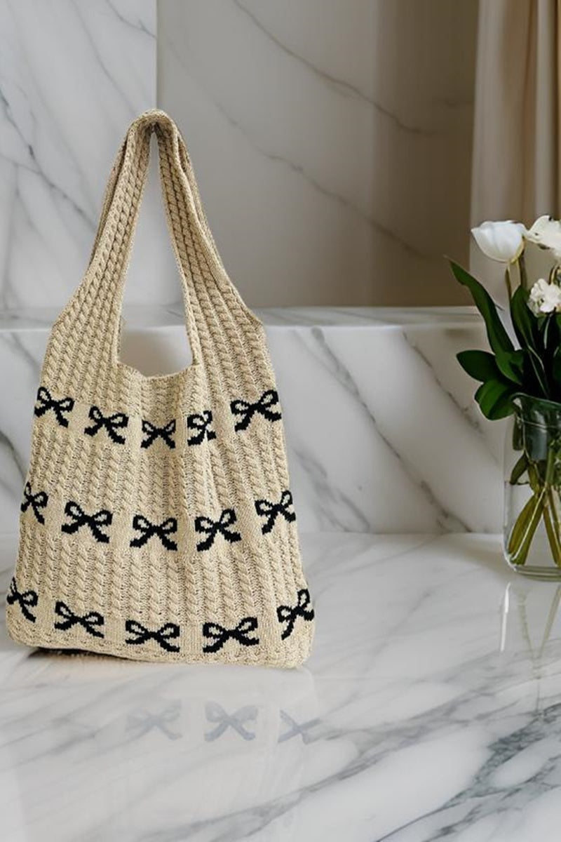 Ribbon Bow Tote Bag