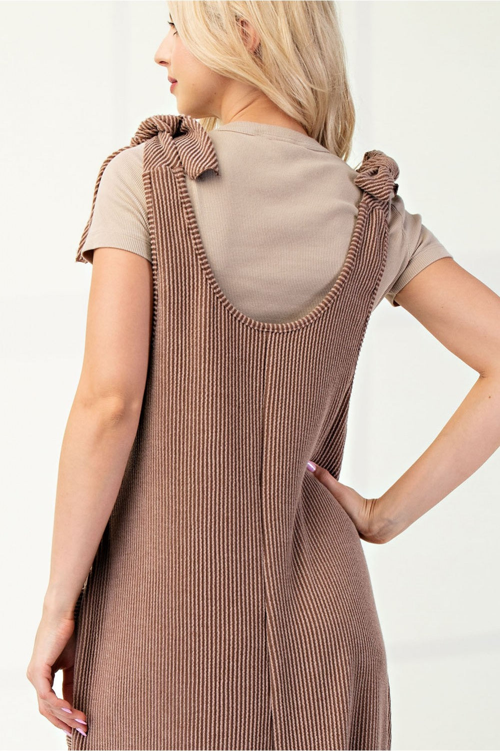 Layla Overall Dress - Leopard Pocket