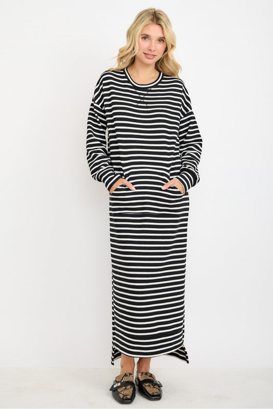 Anastasia Dress- Stripes