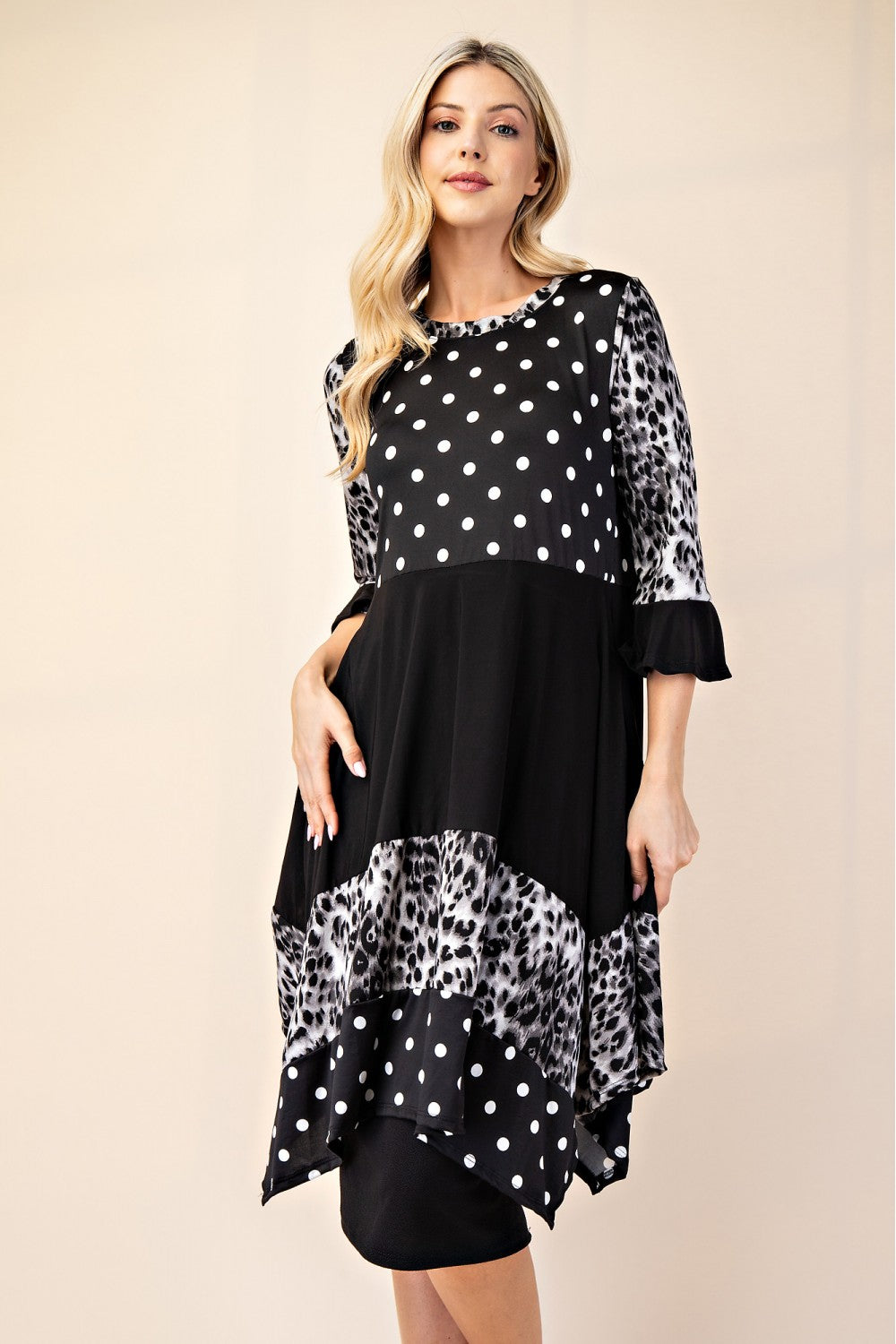 Serenity Tunic- Polka Dot