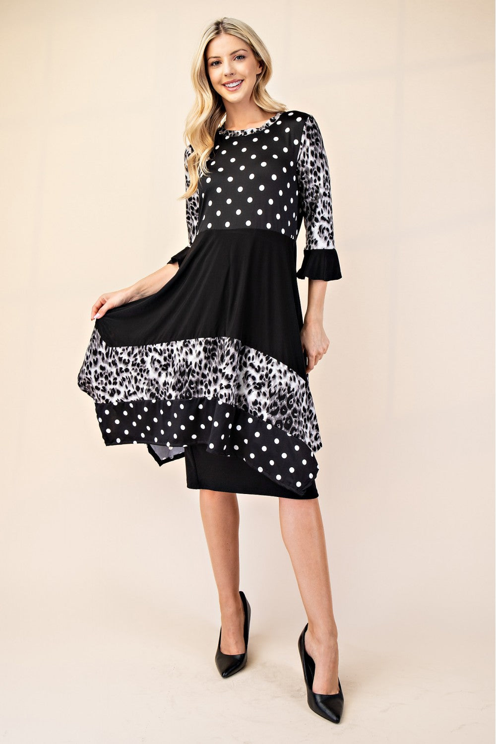 Serenity Tunic- Polka Dot
