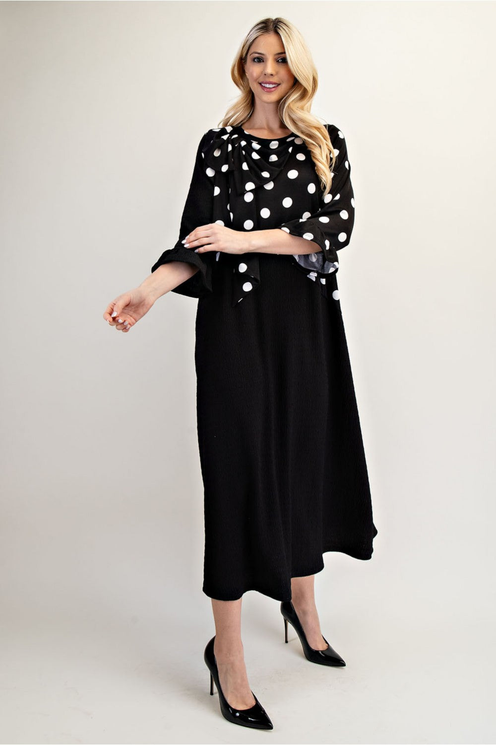 Beth Dress- Polka Dot