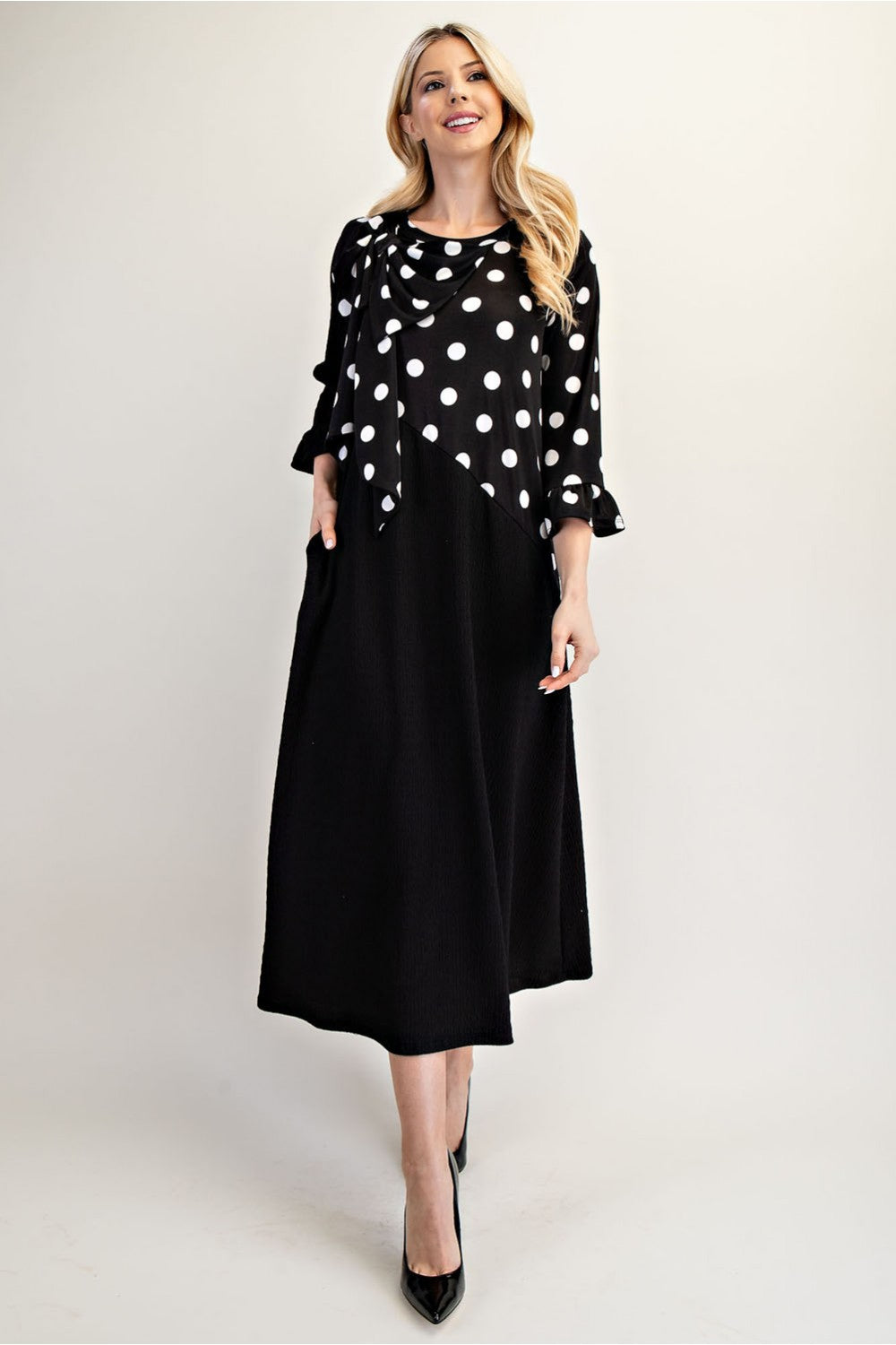 Beth Dress- Polka Dot