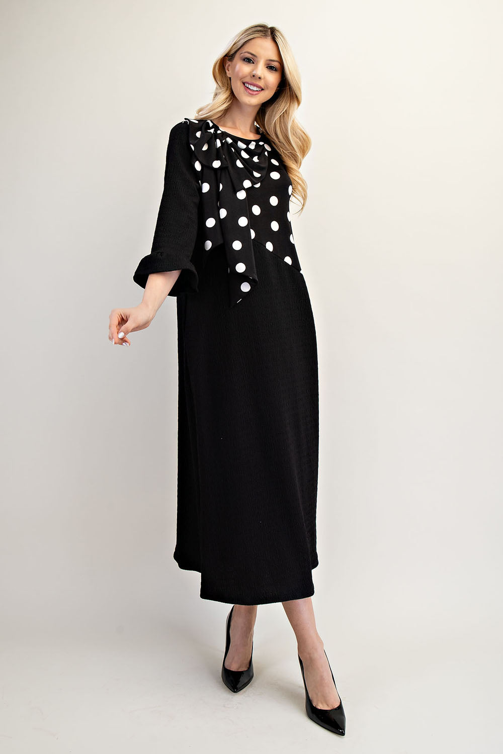 Beth Dress- Polka Dot