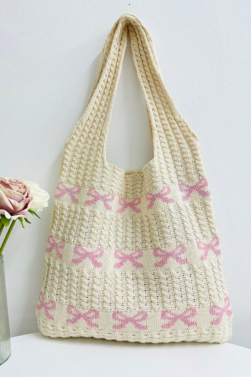 Ribbon Bow Tote Bag