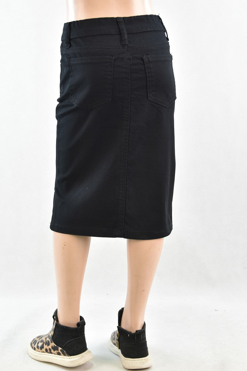Janet Jean Skirt Black- Girls