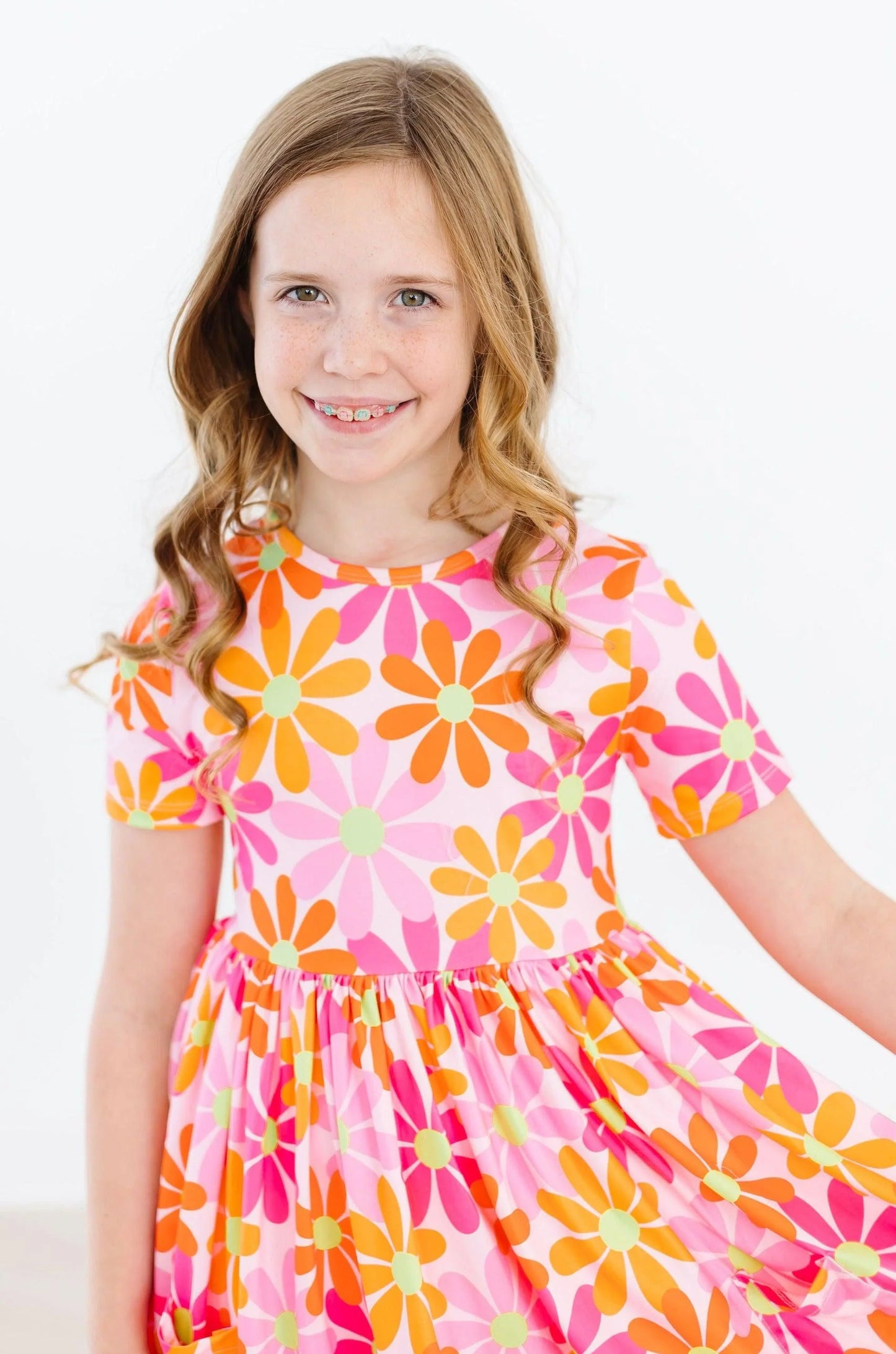 Jen Dress- Retro Daisies