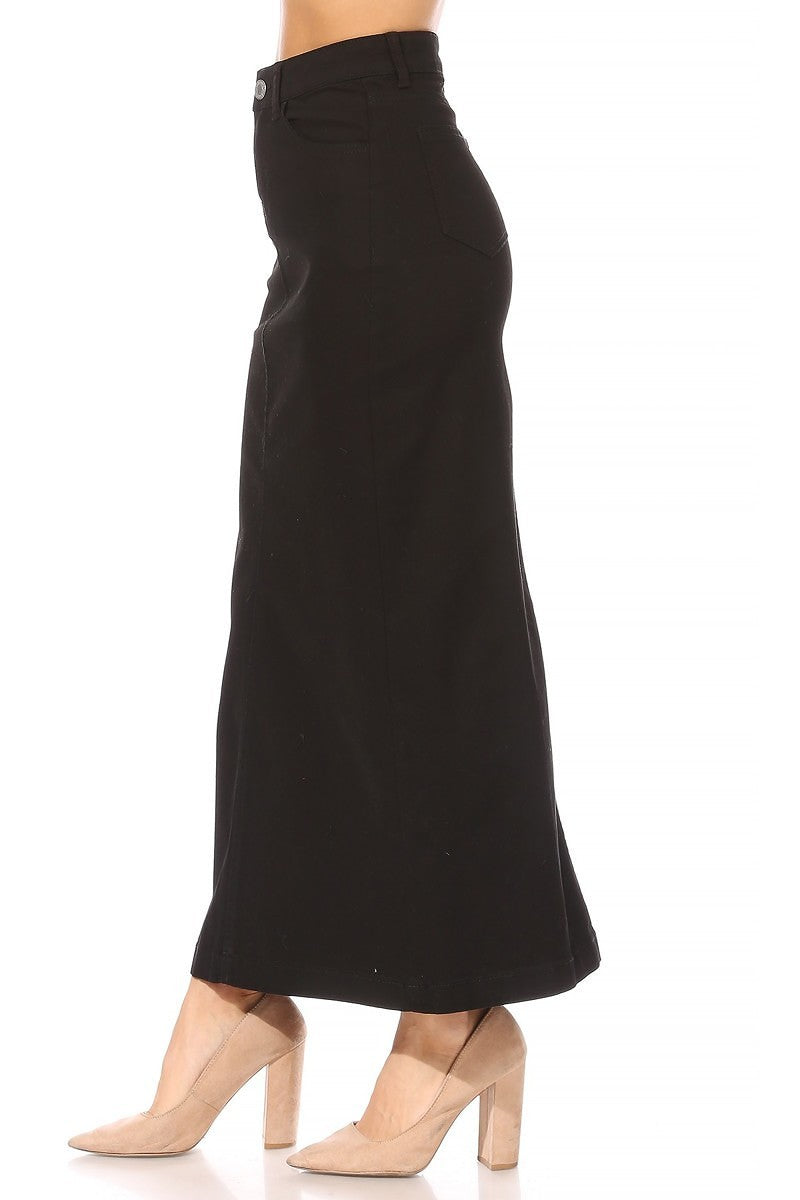 Monica Jean Skirt- Black