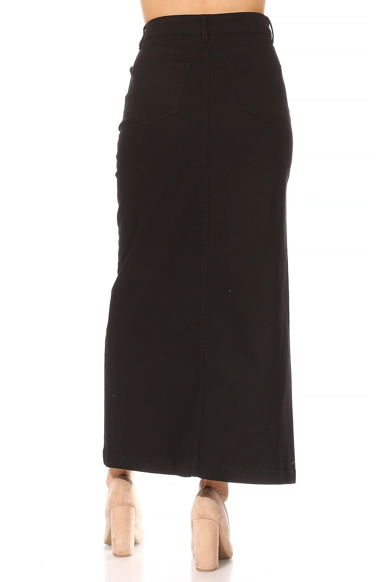 Monica Jean Skirt- Black