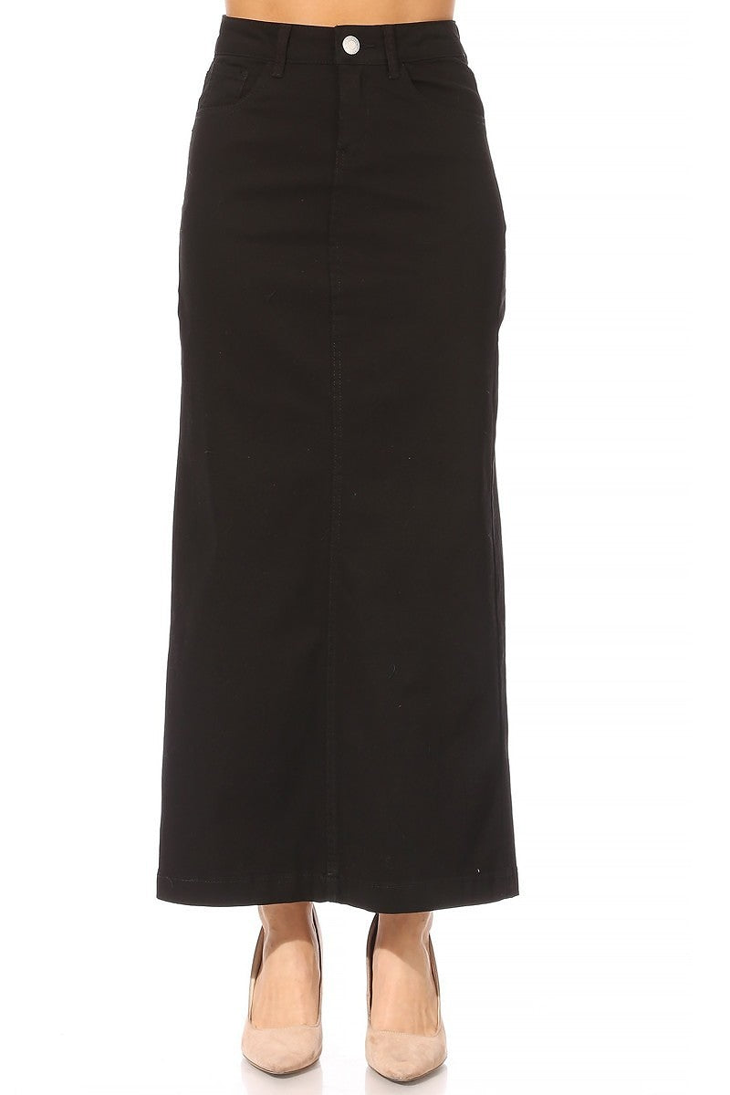 Monica Jean Skirt- Black