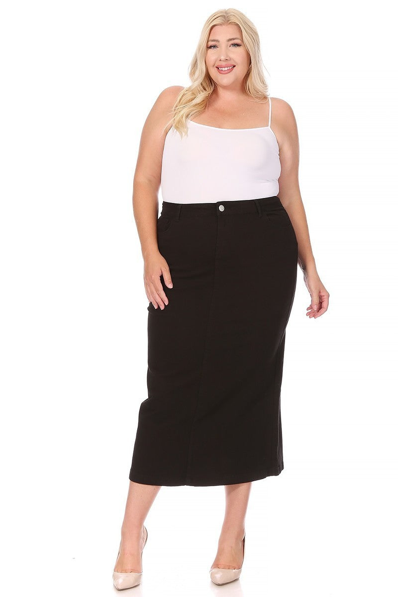 Monica Jean Skirt- Black