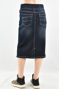 Maggie Jean Skirt Black Wash- Girls