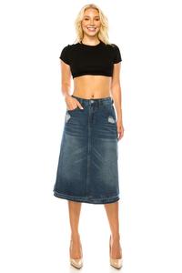 Paris Jean Skirt