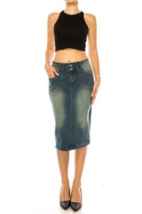 Destiny Jean Skirt