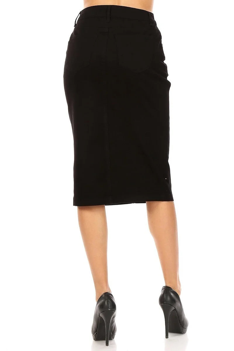 Janet Jean Skirt- Black