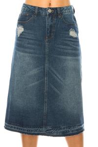 Paris Jean Skirt