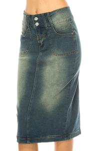 Destiny Jean Skirt