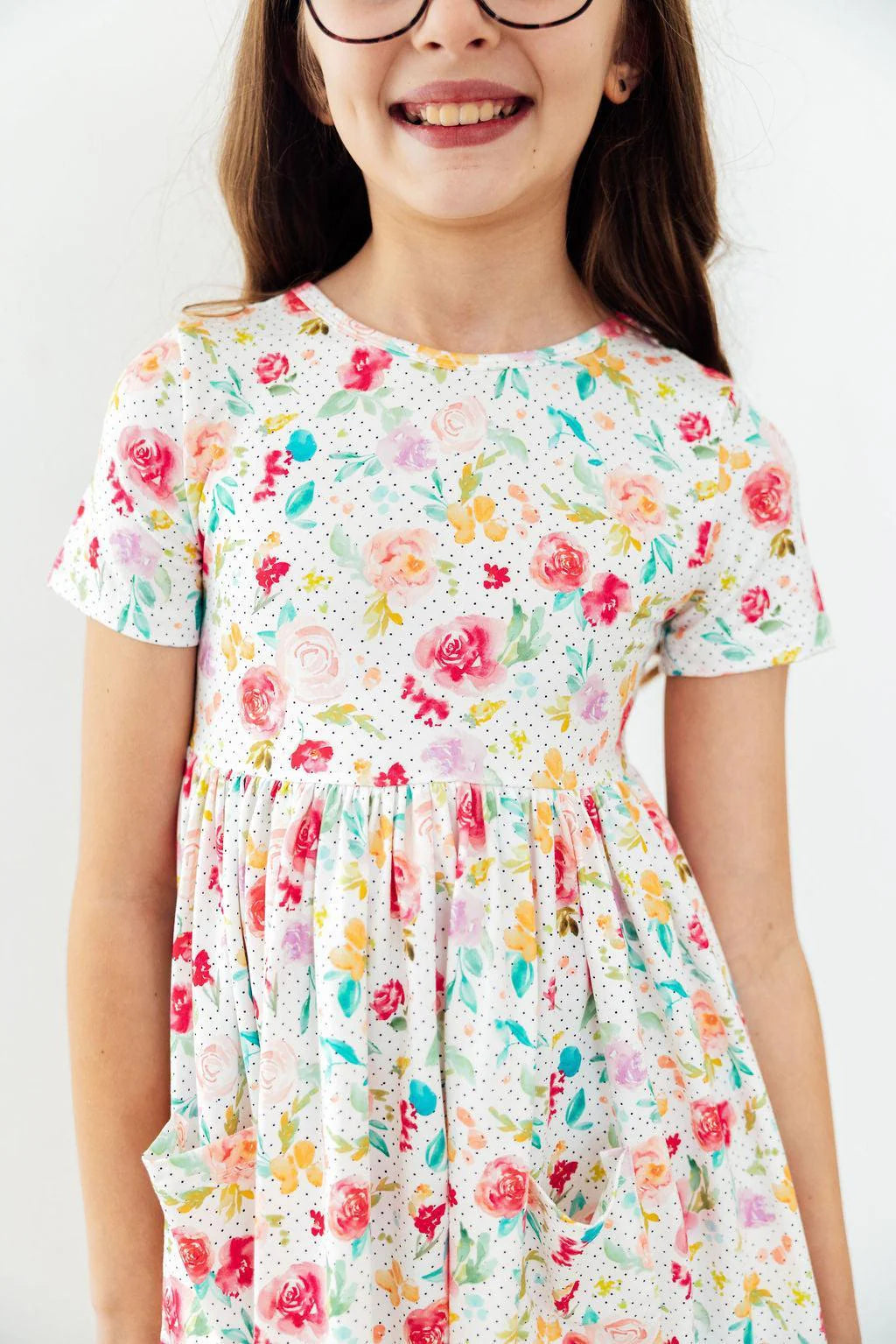 Jen Dress- Painted Posies