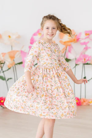 Wren Dress- Pretty Peachy