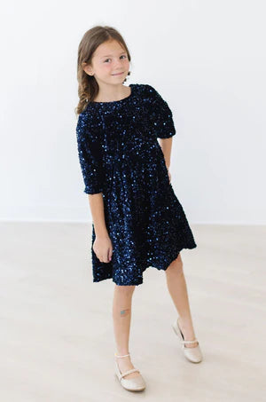 Sloane Dress- Navy