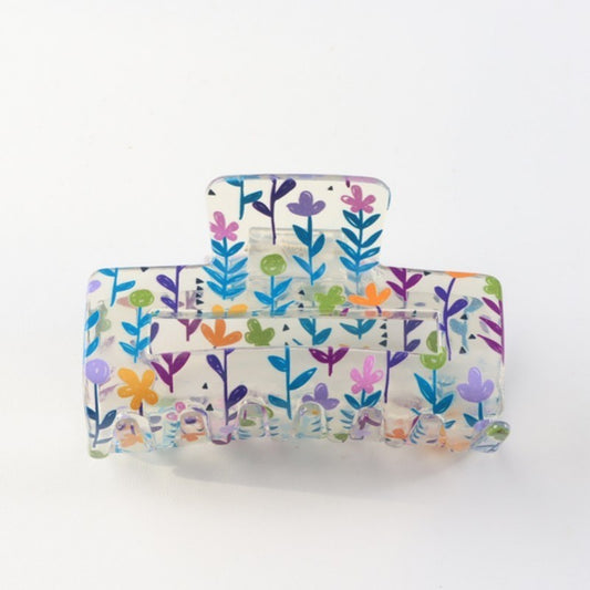 Floral Hair Claw Clips