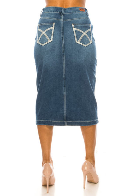 Jazzlynn Jean Skirt