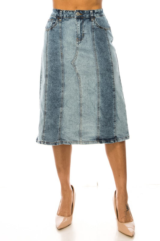 Celine Jean Skirt