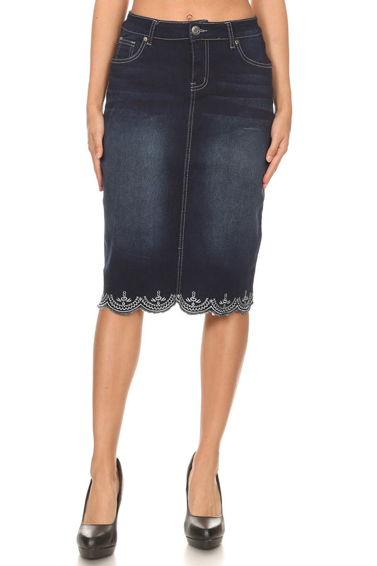 Emerson Jean Skirt