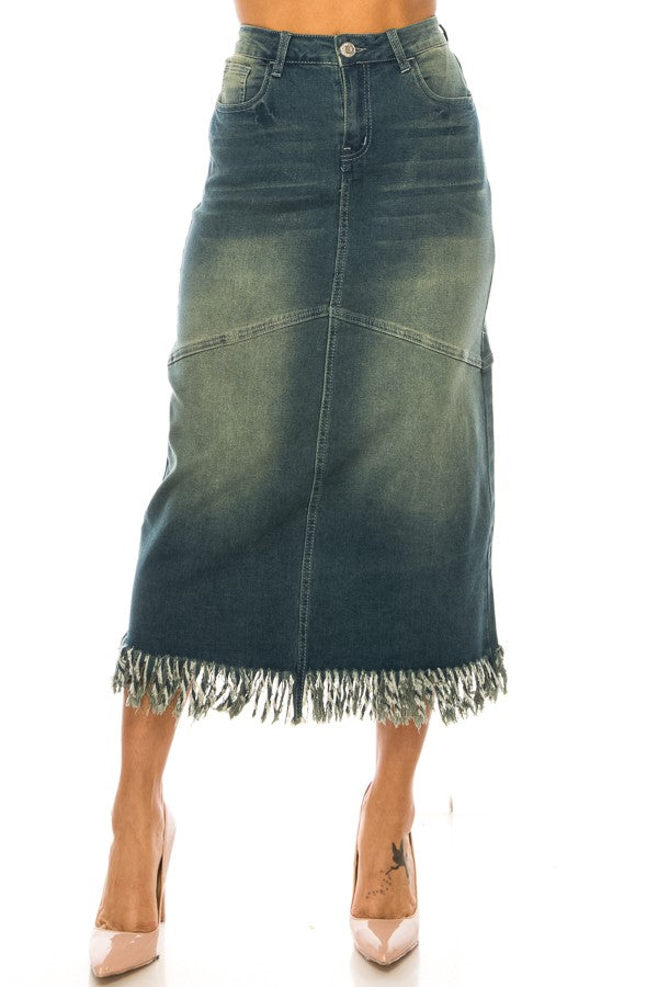 Charlotte Jean Skirt- Vintage Wash
