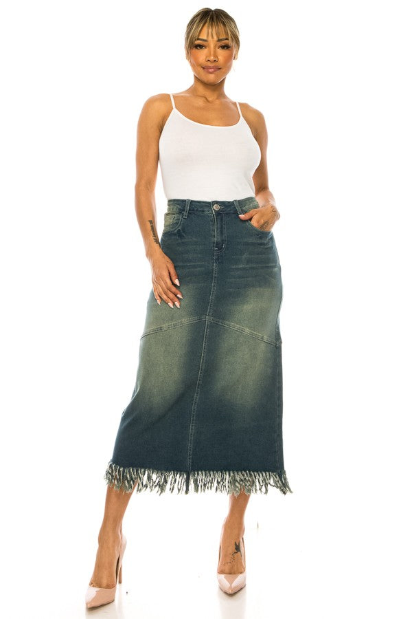 Charlotte Jean Skirt- Vintage Wash