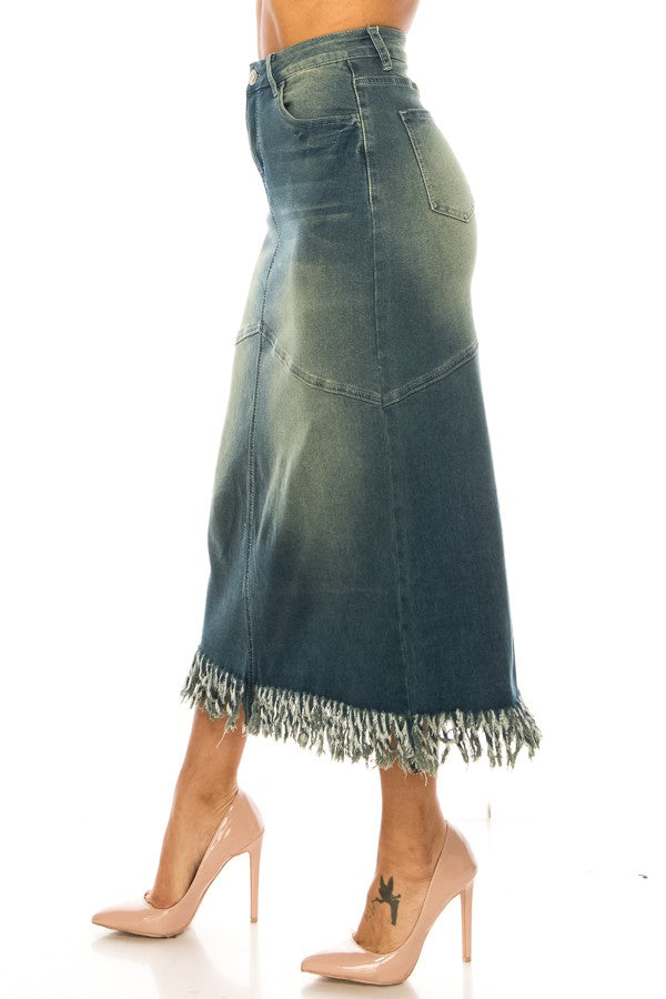 Charlotte Jean Skirt- Vintage Wash