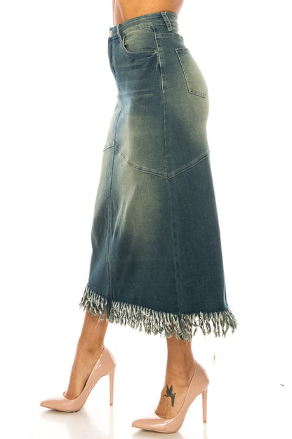 Charlotte Jean Skirt- Vintage Wash