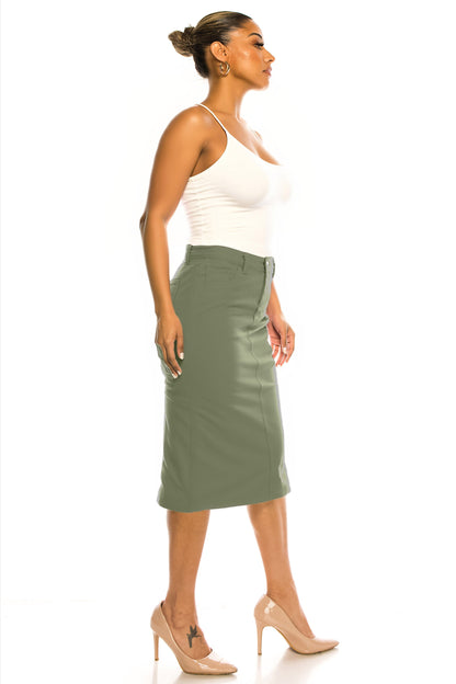Janet Jean Skirt- Green