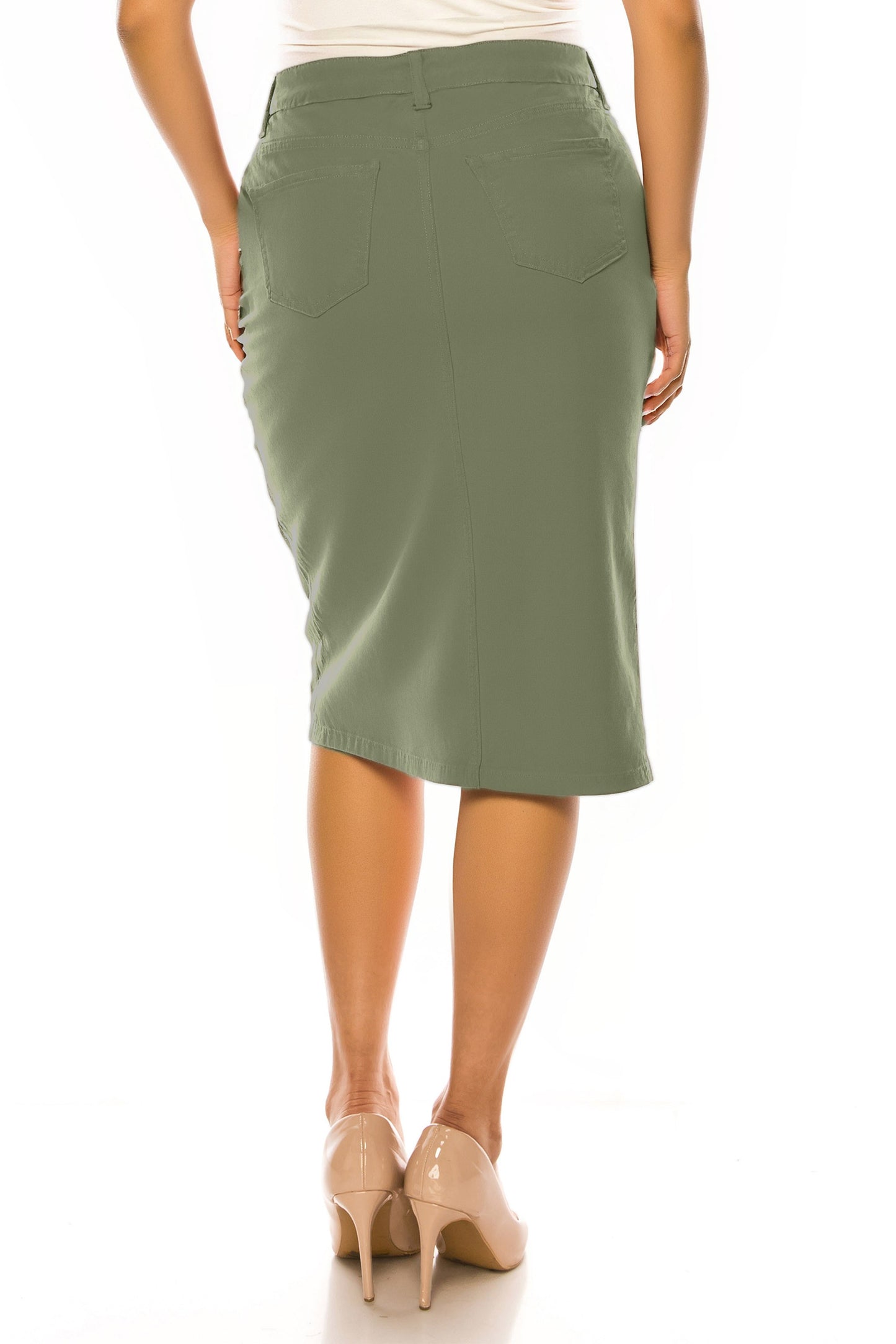 Janet Jean Skirt- Green