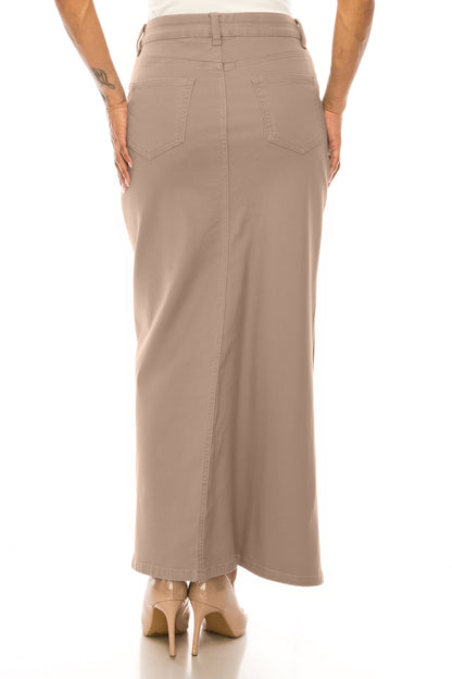 Monica Jean Skirt- Stone