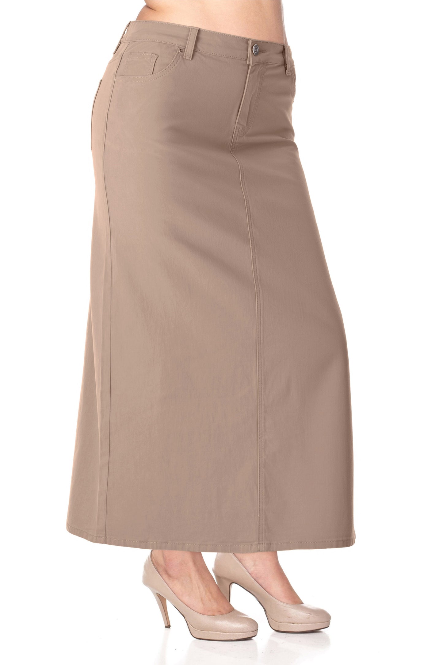 Monica Jean Skirt- Stone